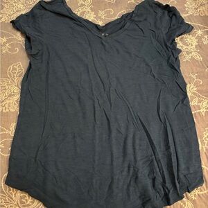 Loft jewel tone green tee